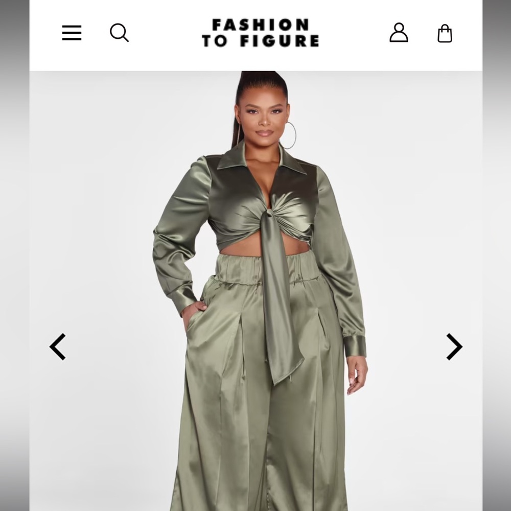 La Reina Tie Front Cropped Top - FT LAB: 1
Frankie Tavares olive